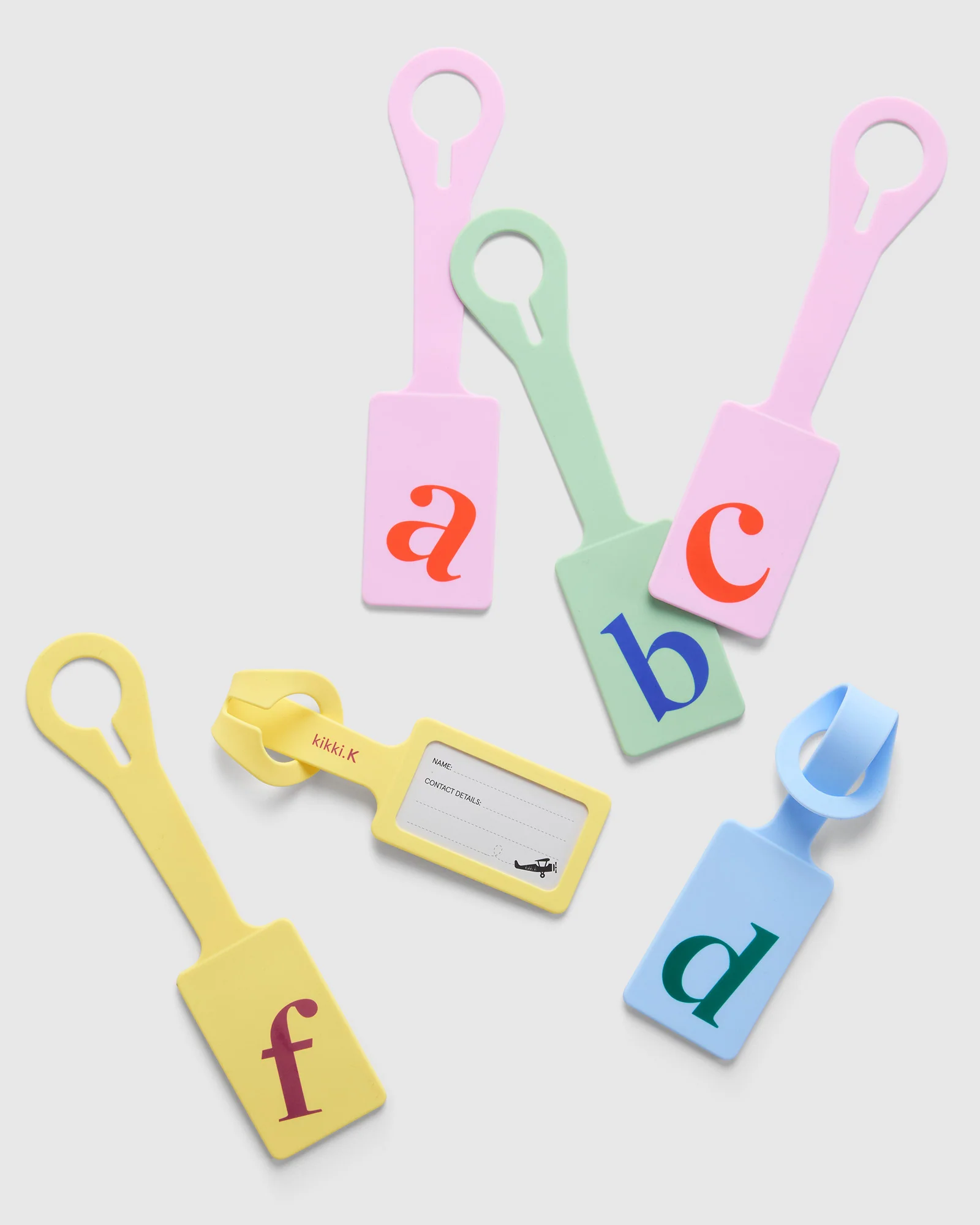 A-Z Silicone Luggage Tag Multi - Image 2