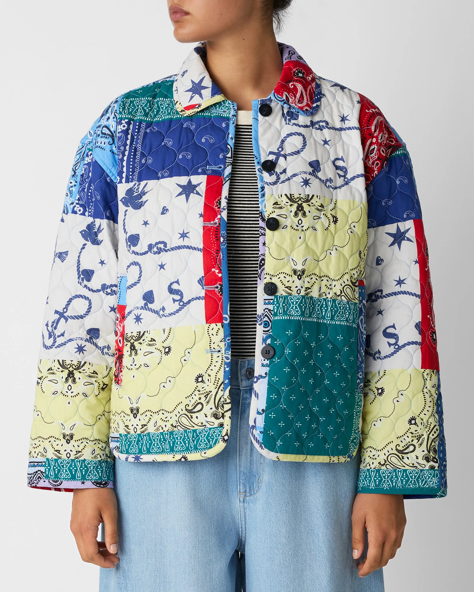 Bandana Quilted Jacket - Image 4