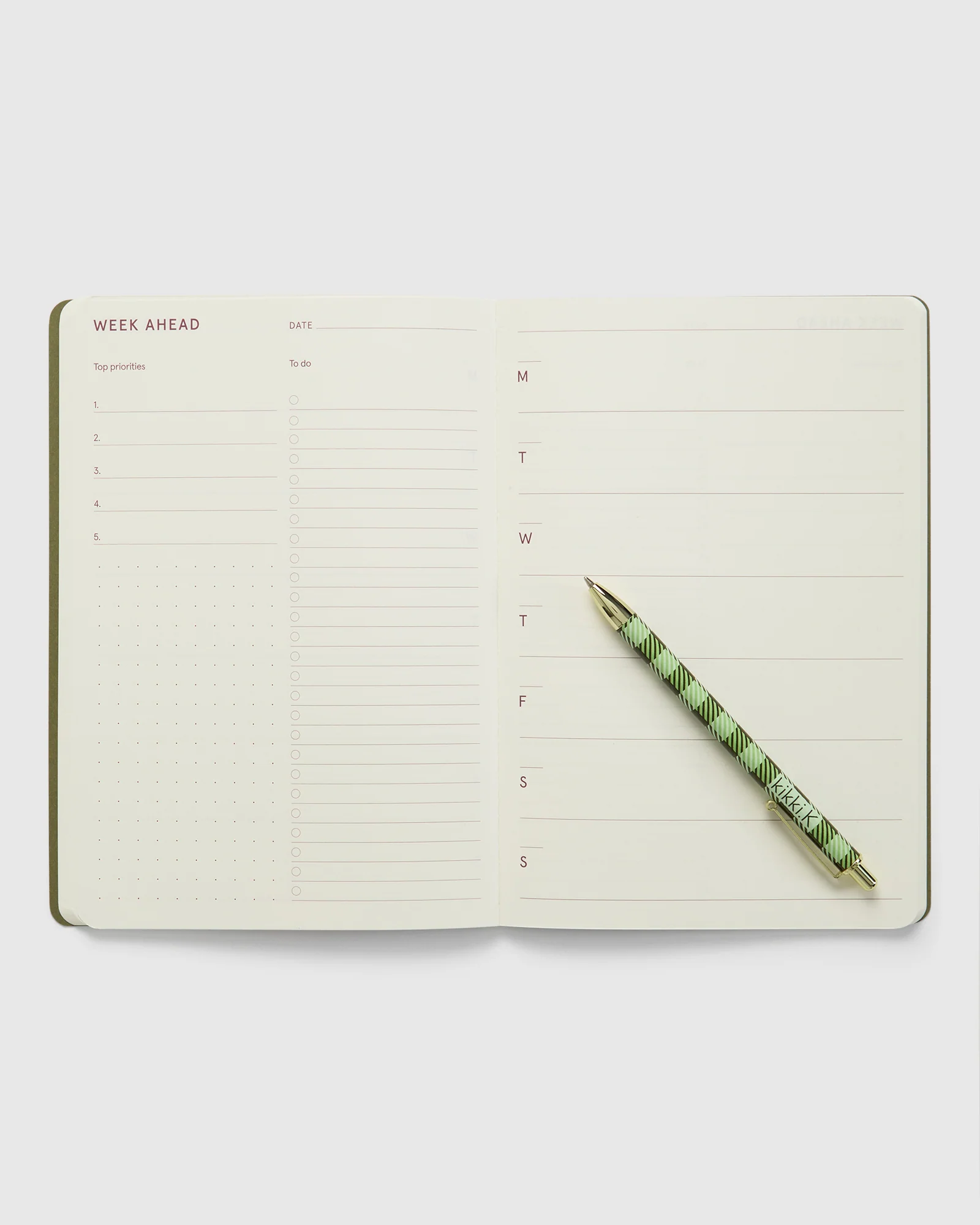 Stitch Weekly Planner Refill A5 - Image 2