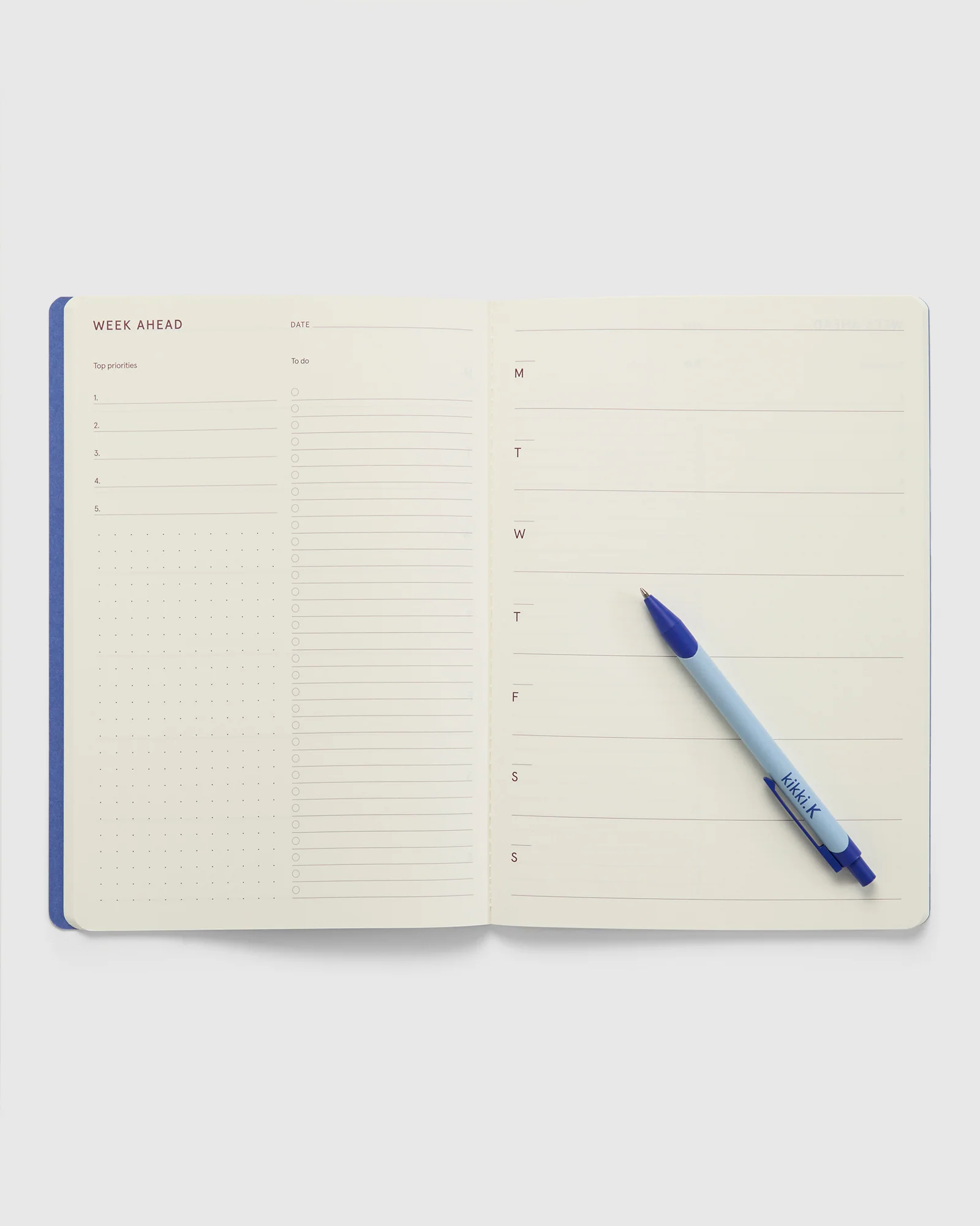 Stitch Weekly Planner Refill B5 - Image 2